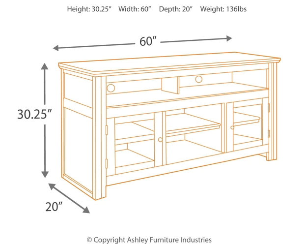 Mueble de TV grande Harpan