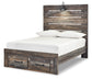 Cama con paneles Drystan con 2 cajones de almacenamiento