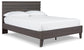 Cama Queen con plataforma y paneles Brymont