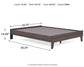 Cama Queen con plataforma Brymont