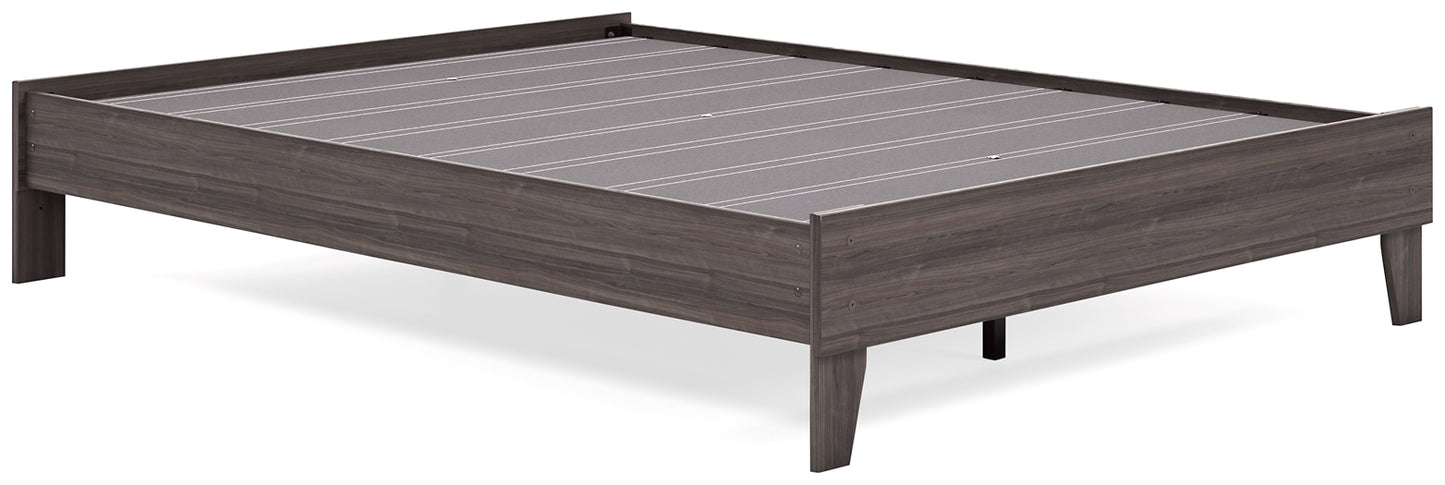 Cama Queen con plataforma Brymont