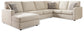 Seccional de 3 piezas con chaise longue Edenfield