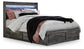 Cama con paneles Baystorm y 4 cajones de almacenamiento