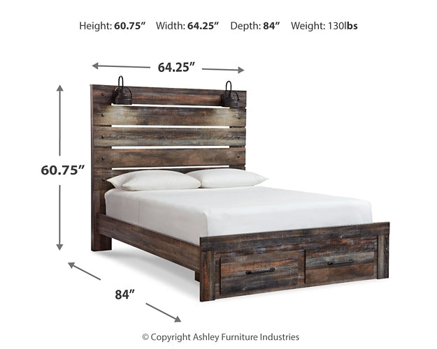 Cama con paneles Drystan