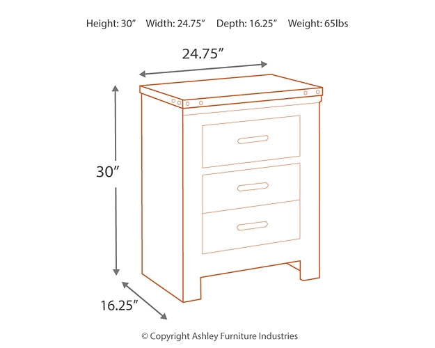 Trinell King/California King Panel Headboard with Dresser, Chest and 2 Nightstands