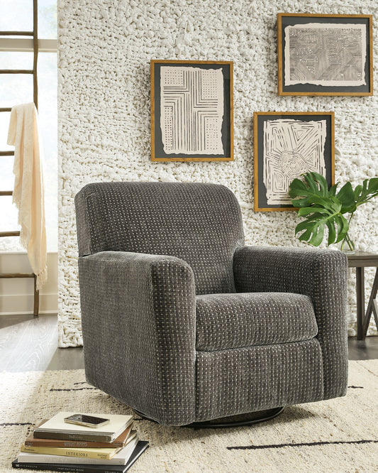 Sillón giratorio con reposapiés Herstow