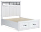 Cama con almacenamiento y paneles Ashbryn