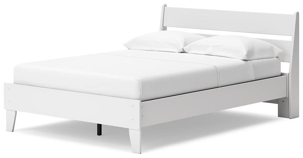 Cama con plataforma y paneles Socalle