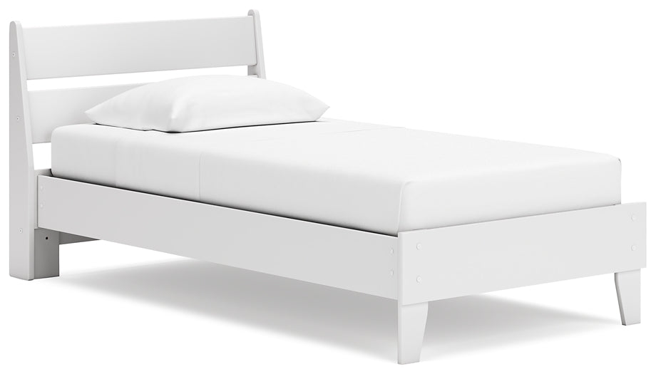 Cama con plataforma y paneles Socalle