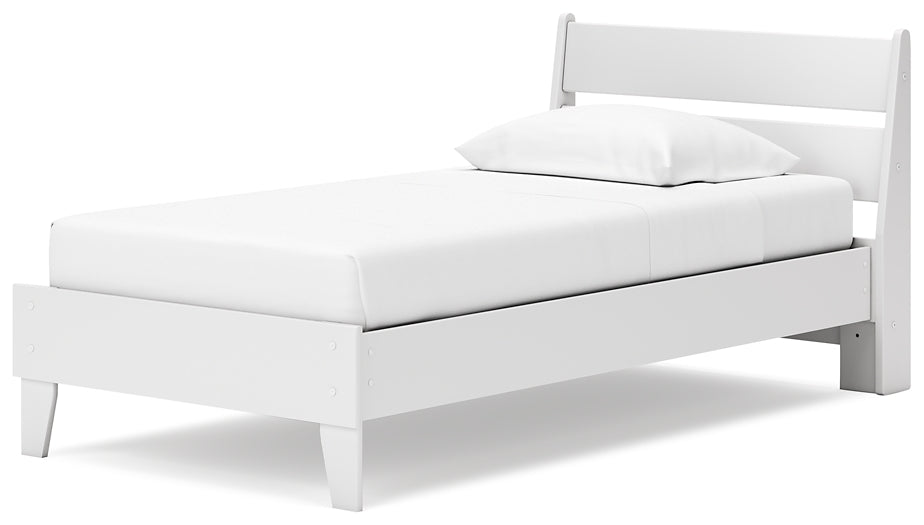 Cama con plataforma y paneles Socalle