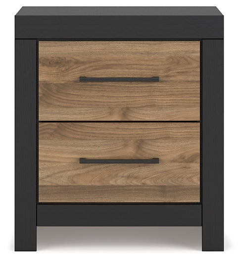 Vertani Two Drawer Night Stand