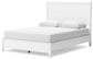 Cama California King con paneles y tocador Binterglen