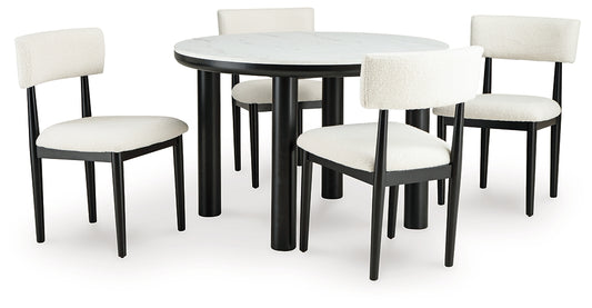 Mesa de comedor y 4 sillas Xandrum