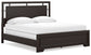 Cama California King con paneles y tocador con espejo Covetown