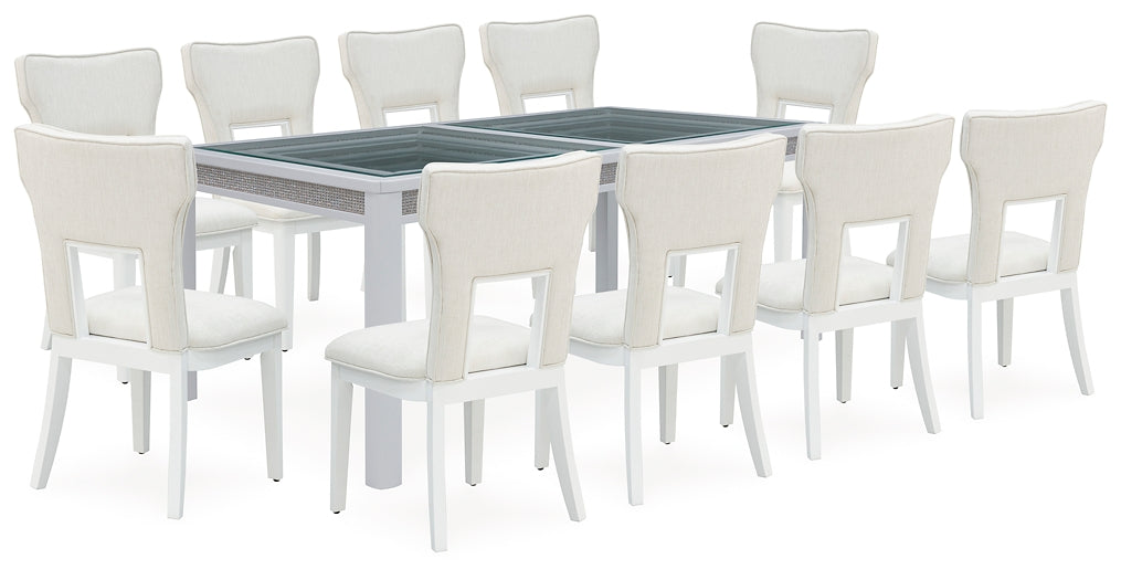 Mesa de comedor Chalanna y 10 sillas