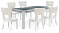 Mesa de comedor Chalanna y 6 sillas