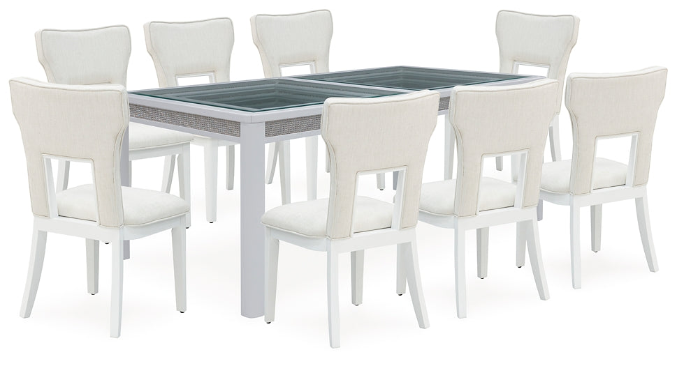 Mesa de comedor Chalanna y 8 sillas