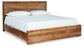 Cama California King con paneles y tocador con espejo Dressonni