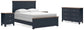 Landocken Queen Panel Bed with Dresser and 2 Nightstands