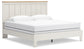 Cama tamaño king con paneles Linnocreek