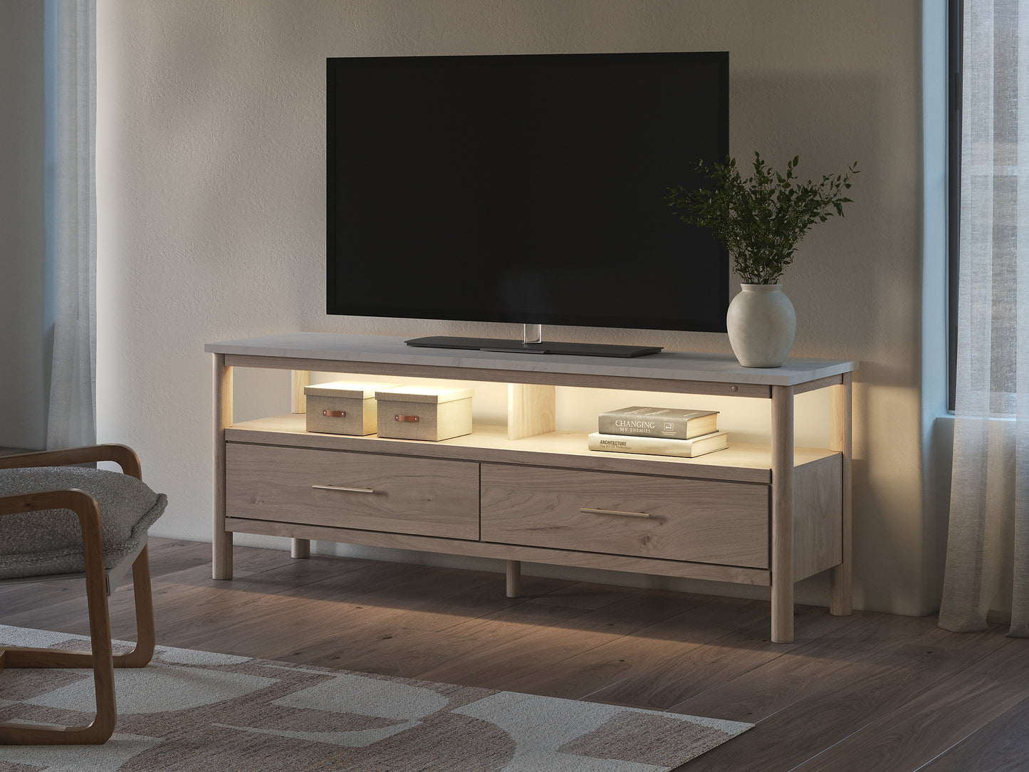 Mueble de TV extragrande Cadmori