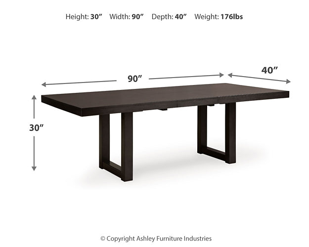 Mesa de comedor y 8 sillas Neymorton