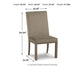 Silla auxiliar UPH para comedor Chrestner (2 unidades)