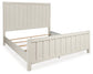 Cama California King con paneles y tocador con espejo de Shaybrock