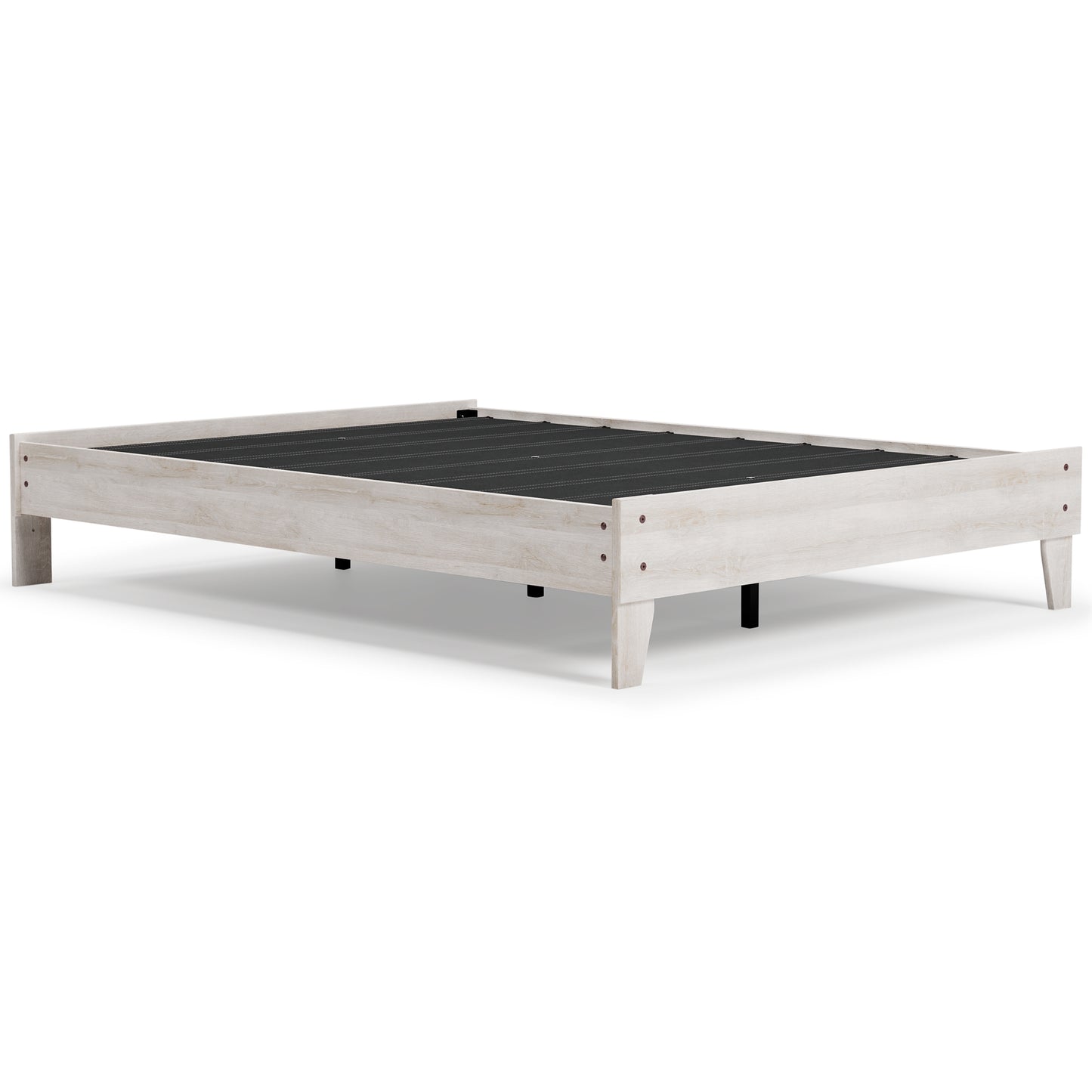 Cama tamaño queen con plataforma y tocador Shawburn