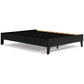 Cama Queen Finch con plataforma y dos mesitas de noche