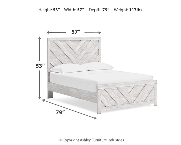 Cama Cayboni de dos plazas con tocador