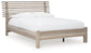 Cama Queen con paneles y tocador con espejo de Hasbrick