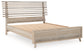 Cama Queen con paneles y tocador Hasbrick