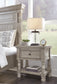 Harrastone King Panel Bed with Dresser and Nightstand