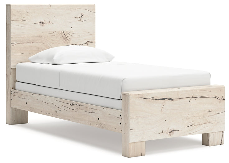 Cama doble con paneles Lawroy