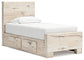 Lawroy Twin Panel Bed with Storage