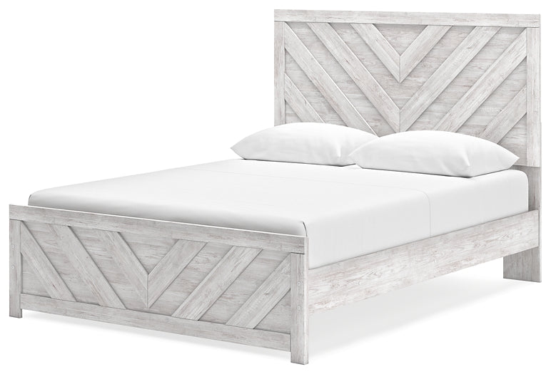 Cama Queen Cayboni con tocador y paneles