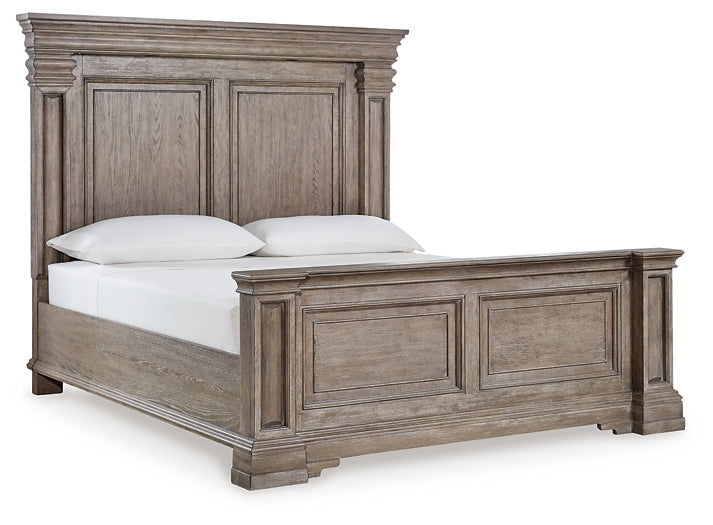 Cama Queen con paneles y tocador Blairhurst