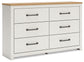 Linnocreek Twin Panel Bed with Dresser