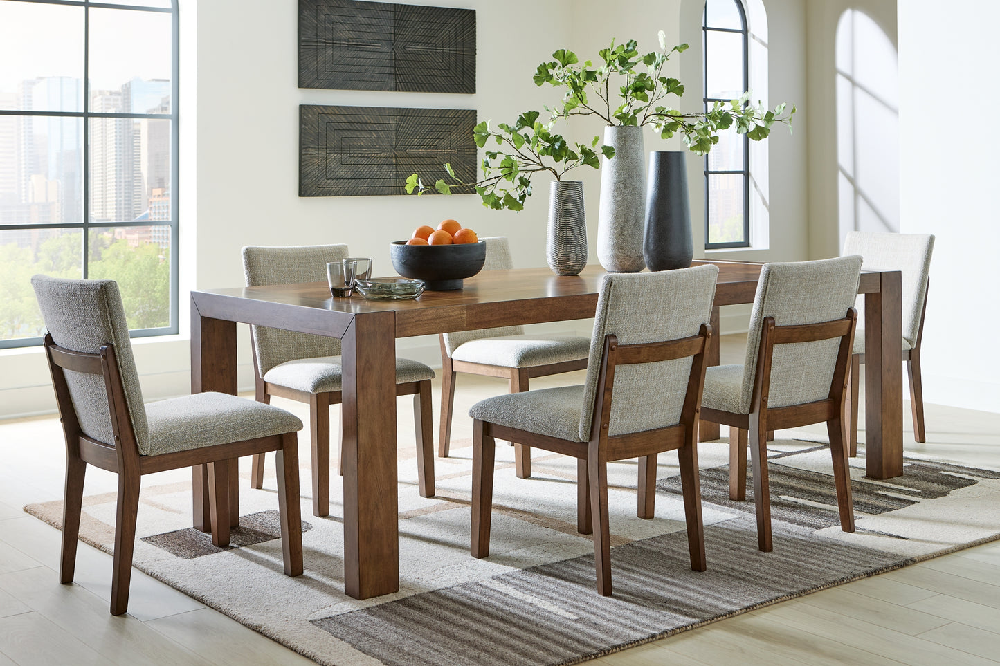 Kraeburn Dining Table and 6 Chairs