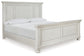 Cama California King con paneles y tocador Robbinsdale