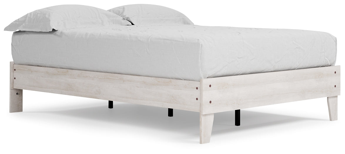 Cama de plataforma completa Shawburn con 2 mesitas de noche