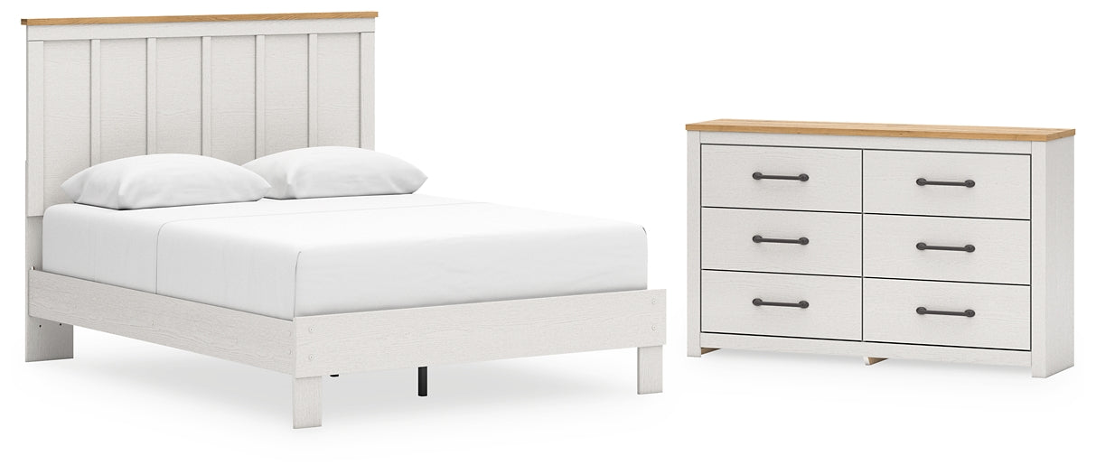 Linnocreek Queen Panel Bed with Dresser