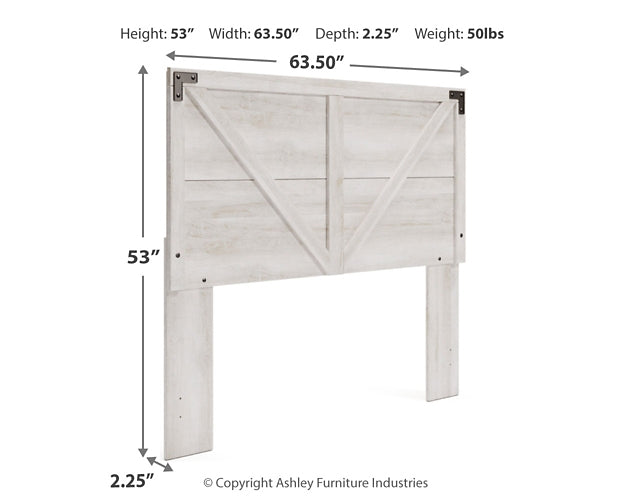 Cabecero de cama con paneles y tocador Shawburn Queen