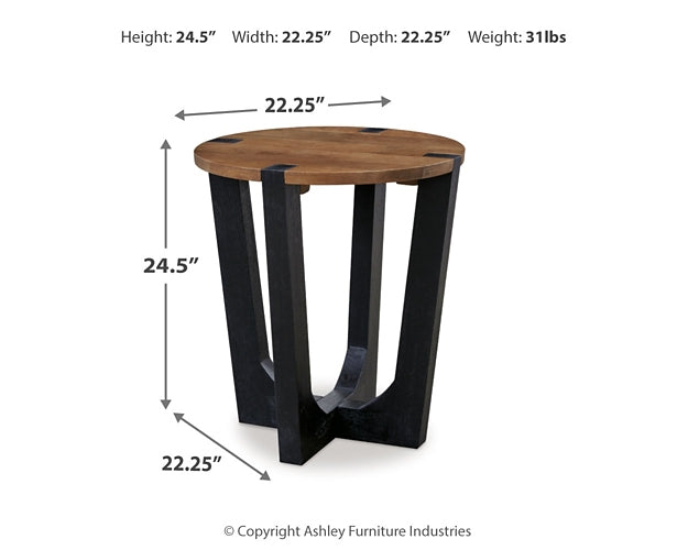 Mesa de centro Hanneforth con 1 mesa auxiliar