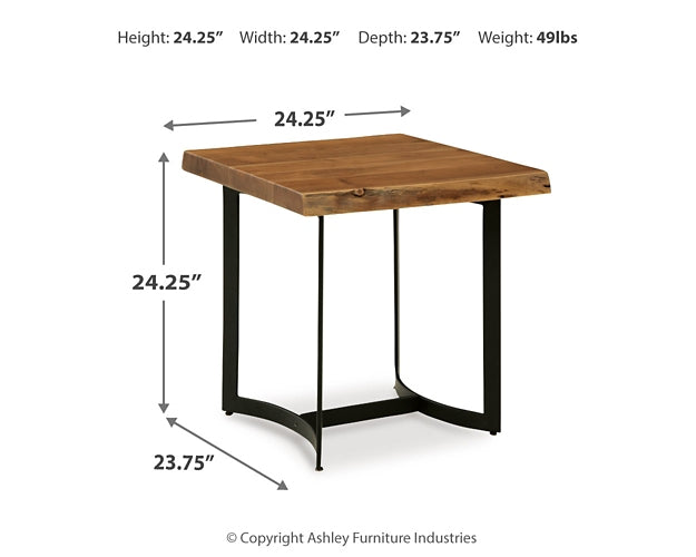 Mesa de centro Fortmaine con 1 mesa auxiliar