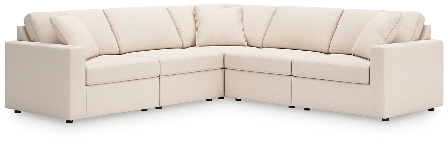 Seccional de 5 piezas con sillón reclinable Modmax