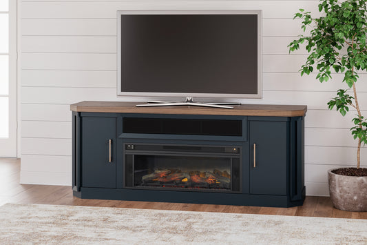 Mueble de TV Landocken XL con opción de chimenea