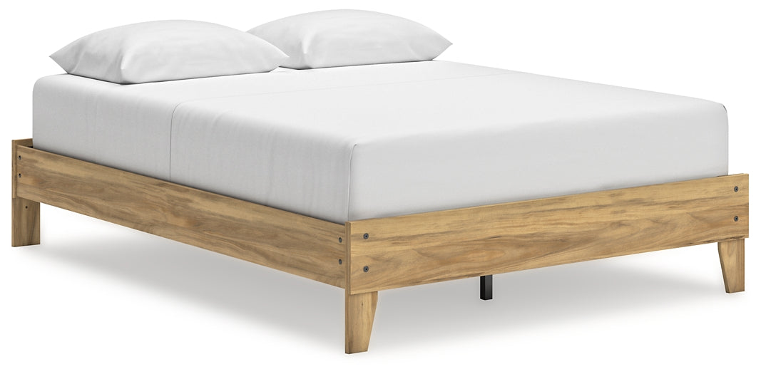 Cama Queen con plataforma Bermacy, tocador y arcón