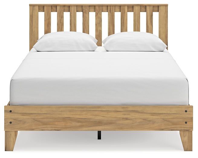 Cama Queen con plataforma y tocador Bermacy